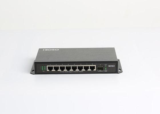 8 1000M Häfen RJ45 1 1000M SFP Uplink Port-Gigabit Ethernet-Schalter, SFP-Hafen-Schalter
