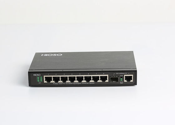 8 100M TPs 1 100/1000M Combo Ports Gigabit Häfen des Ethernet-Schalter-9