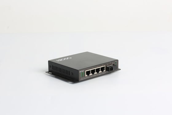 Schwarze Portgigabit-Schalter DC48V 1550nm 5 mit Netz-Management