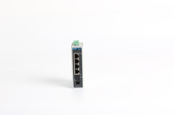 5 Häfen Rj45 1 1000M Fx Port Din Schienen-Ethernet-Schalter, Lärm-Berg Poe-Schalter