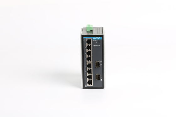 CCC bestätigte des Metallip40 Shells DC12V Hafen des Lärm-Schienen-Ethernet-Schalter-10