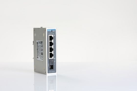 HiOSO 1310nm industrielle Häfen des Ethernet-Schalter-Lärm-Schienen-Berg-5