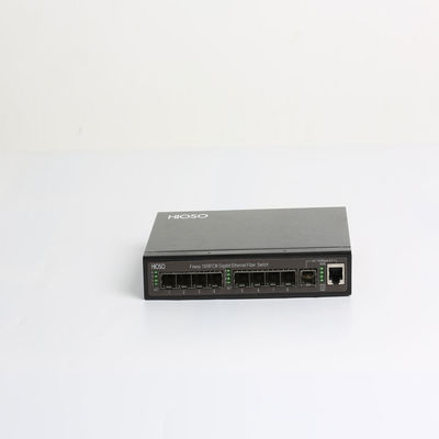 Industrieller SNMP-Faser-Optik- des Schalters 8 Port-8K MAC Learning DES NETZ-1310nm Faseroptik-Ethernet-Schalter