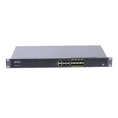 HA7308G-J 8PON GPON OLT-Unterstützung für WEB SNMP CLI 4 GE/10GE SFP/SFP+(10GE) optische Uplink-Ports