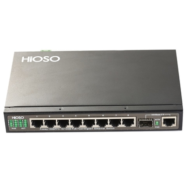 Häfen des Poe-Ethernet-Wählnetz-8 mit 1 Gigabit kombiniertes Port-DC48V