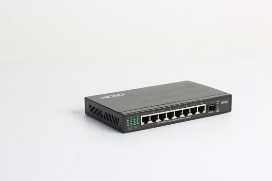 Häfen des Poe-Ethernet-Wählnetz-8 mit 1 Gigabit kombiniertes Port-DC48V